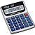 Calculadora de mesa 8 dig. 12,5x9,7x3,1cm prata - brw (unidade) - Imagem 1