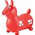 Cavalinho infantil vinil vermelho 52x51cm - lider (unidade) - Imagem 1