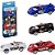Carrinho a friccao policia mini c/4un - art brink (kit) - Imagem 3