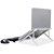 Suporte para notebook regulavel abs branco - reliza (unidade) - Imagem 4