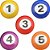 Bola infantil snooker macia 6,3 cm - art brink (pct.c/12) - Imagem 1