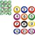 Bola infantil snooker macia 6,3 cm - art brink (pct.c/12) - Imagem 5