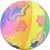 Bola infantil colorfull macia 6,3 cm - art brink (pct.c/12) - Imagem 1
