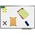 Quadro aviso magnetico 120x090cm aluminio standard - souza (unidade) - Imagem 1