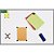 Quadro aviso magnetico 060x040cm aluminio pop - souza (unidade) - Imagem 1