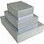 Caixa para presente com tampa gd 35x25,5x7,5 prata - cristina (pct.c/05) - Imagem 1