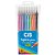 Caneta esferografica cis spiro glow 0,7mm 8cores - sertic (estojo) - Imagem 1