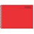Caderno desenho milimetrado vermelho liso 48f univ esp c.d - tamoio (pct.c/04) - Imagem 1