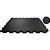 Tatame 04 placas 1x1mx1cm preto - evamax (pacote) - Imagem 1