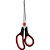 Tesoura ergonomica cabo preto 17cm - brw (blister) - Imagem 2