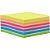 Bloco de recado autoadesivo 76x76mm 7cores neon 400f - maxprint (unidade) - Imagem 1