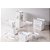 Pote acrilico hermetico slim 2570ml branco - paramount (unidade) - Imagem 2