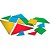 Brinquedo pedagogico tangram 28pcs - xalingo (unidade) - Imagem 4