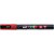 Pincel marcador artesanato posca pc-3m fine line vermelho - sertic (cx.c/06) - Imagem 1
