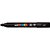 Pincel marcador artesanato posca pc-5m 2.5mm preta - sertic (cx.c/06) - Imagem 1