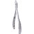 Alicate higiene pessoal p/cuticula prof. touch inox - mundial (unidade) - Imagem 3