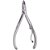 Alicate higiene pessoal p/cuticula prof. touch inox - mundial (unidade) - Imagem 1