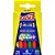 Giz de cera jumbo 06 cores com glitter - radex (pct.c/12) - Imagem 1