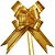 Laco pronto decorado 11mmx20,5cm amarelo fio dourad - make+ (pct.c/200) - Imagem 1