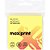 Bloco de recado autoadesivo 76x76mm 360 graus amarelo 100f - maxprint (unidade) - Imagem 1
