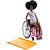Barbie fashion boneca cadeira de rodas rosa - mattel (unidade) - Imagem 1