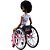 Barbie fashion boneca cadeira de rodas rosa - mattel (unidade) - Imagem 4