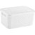 Caixa plastica multiuso rattan c/tampa branco med 8l. - nitron (unidade) - Imagem 1