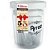 Pote plastico conj.5 potes c/rosca e medidor - nitron (unidade) - Imagem 1