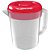 Jarra plastica 2l red. c/tampa verm. - nitron (unidade) - Imagem 1