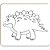 Brinquedo para colorir kit pintura dinos - nig brinquedos (unidade) - Imagem 5