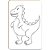 Brinquedo para colorir kit pintura dinos - nig brinquedos (unidade) - Imagem 3