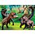 Quebra-cabeca cartonado dinossauros 100pcs - ggb plast (unidade) - Imagem 2