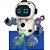 Robo dance com luzes e sons - braskit (unidade) - Imagem 1