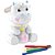 Boneco e personagem joy vaquinha pintura c/canetin - samba toys (unidade) - Imagem 1