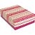 Caixa para presente com tampa gd 35x25,5x7,5 arabesco (s) - cristina (pct.c/12) - Imagem 5