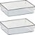 Organizador potes ret. duplo 24x16x5,5 cm - acrimet (cx.c/02) - Imagem 1