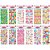 Adesivos decorados 10x24cm. encanto cartela sort. - make+ (pct.c/24) - Imagem 1