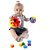 Brinquedo educativo bola super c/blocos (s) - kendy brinquedos (unidade) - Imagem 3