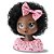 Boneca style hair negra 21cm c/acesso - bee toys (unidade) - Imagem 2