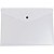 Pasta envelope a4 cristal c/botao - dello (pct.c/10) - Imagem 1