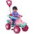 Veiculo para bebe smart quad rosa passeio/pedal - bandeirante (unidade) - Imagem 2