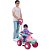 Veiculo para bebe smart quad rosa passeio/pedal - bandeirante (unidade) - Imagem 3