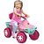 Veiculo para bebe smart quad rosa passeio/pedal - bandeirante (unidade) - Imagem 4