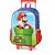 Mochila infantil com rodinha super mario bros g azul - luxcel (unidade) - Imagem 2
