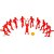 Miniatura colecionavel futebol club 1 time vm 13pcs - gulliver (pacote) - Imagem 1