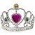 Fantasia acessorio coroa princesa 11x9cm - make+ (pct.c/06) - Imagem 1
