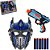 Lancador mascara robo c/06 dardos - art brink (unidade) - Imagem 3