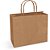 Sacola para presente kraft m 22x30x9cm horizontal - packpel (pct.c/50) - Imagem 1