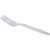 Talher descartavel garfo plastico master cristal - prafesta (pct.c/50) - Imagem 1
