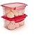 Pote plastico conj.2pt c/trava degrade 460ml - nitron (kit) - Imagem 2